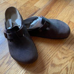 Birkenstock Boston Oiled Leather Clog w/Classic Footbed 38 Regular/Wide